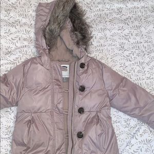Toddler Girls winter puffer coat. Smoke free home